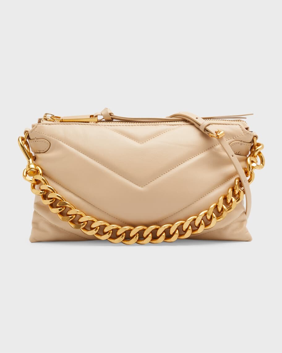 

Длинная кожаная сумка через плечо Edie Maxi среднего размера Rebecca Minkoff