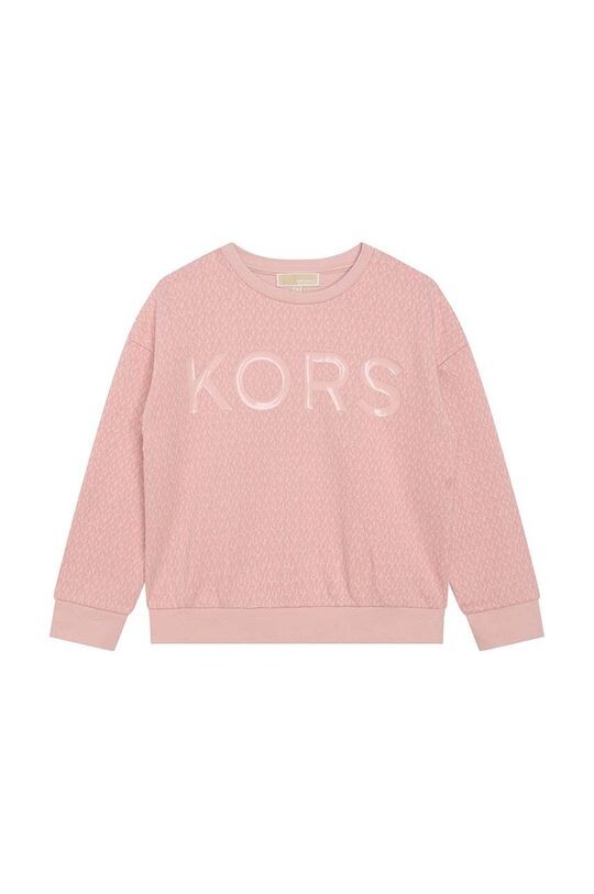 

Детская хлопковая толстовка Michael Kors, розовый