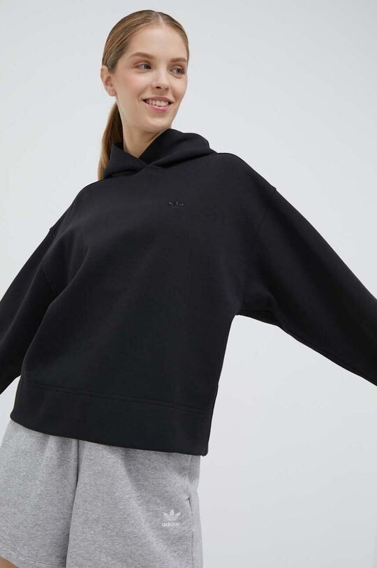 

Короткая толстовка Premium Essentials adidas Originals, черный