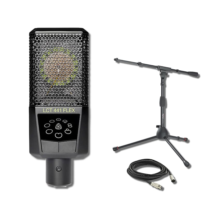 Конденсаторный микрофон Lewitt LCT-441-FLEX Large Diaphragm Multipattern Condenser Microphone lewitt lct441 flex студийный кардиоидый микрофон с большой диафрагмой