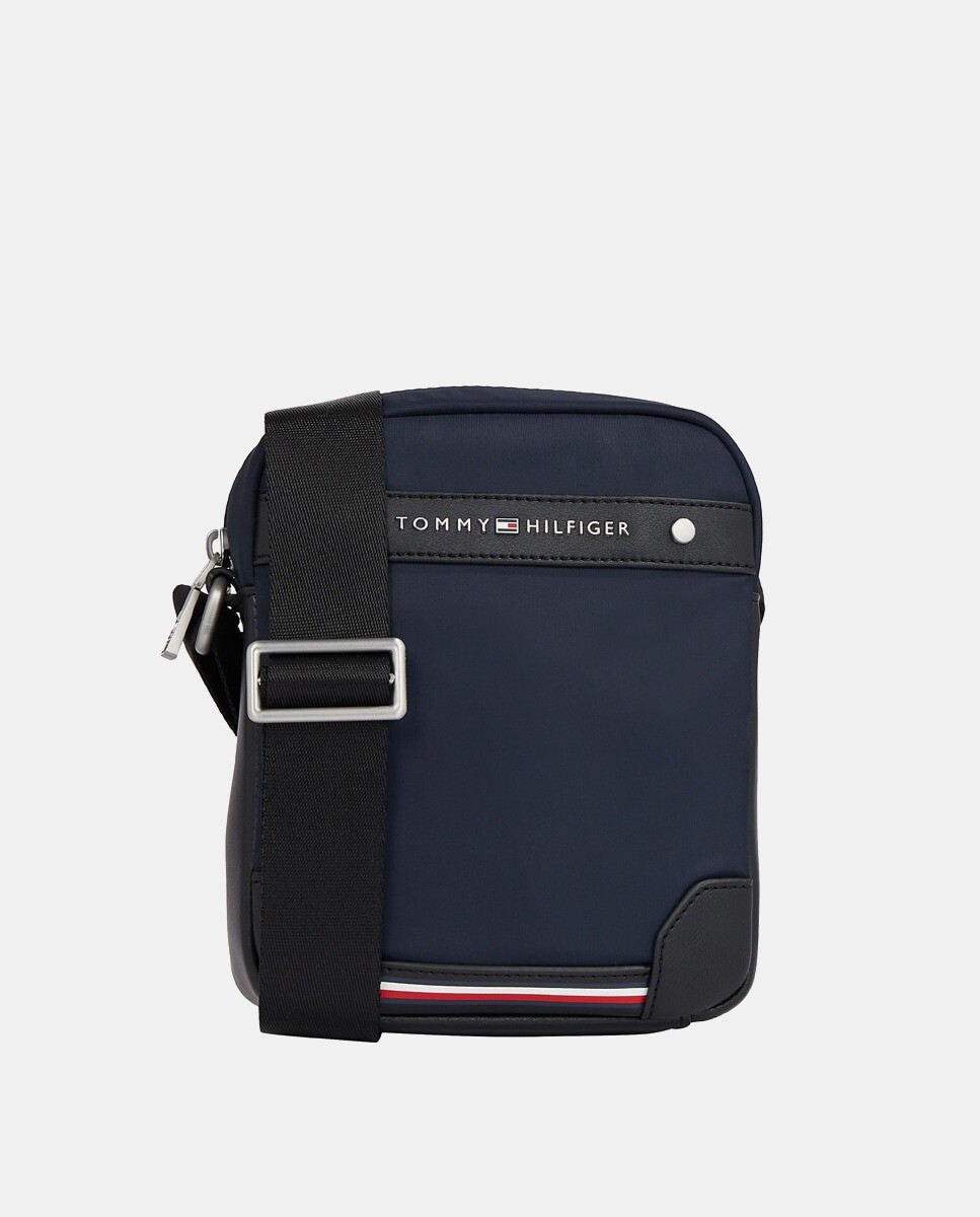 

Сумка через плечо с логотипом и флагом спереди Tommy Hilfiger, темно-синий