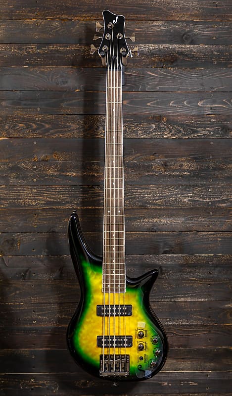 цена Басс гитара Jackson JS3QV Spectra Bass, Alien Burst