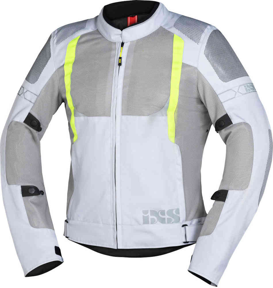 Мотоциклетная текстильная куртка Trigonis-Air IXS, серый/желтый женская мотоциклетная текстильная куртка trigonis air ixs серый синий
