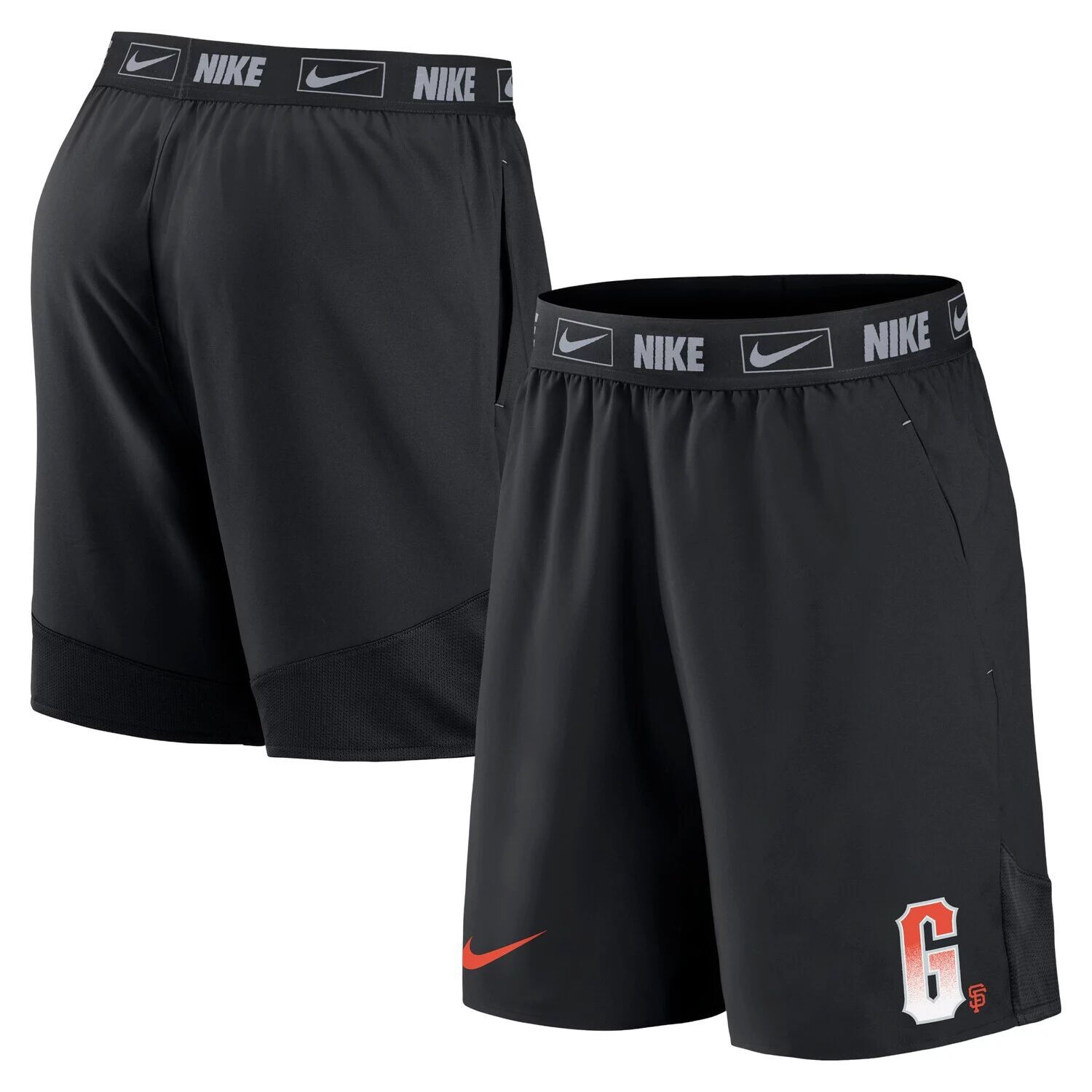 

Мужские черные спортивные шорты San Francisco Giants City Connect Nike