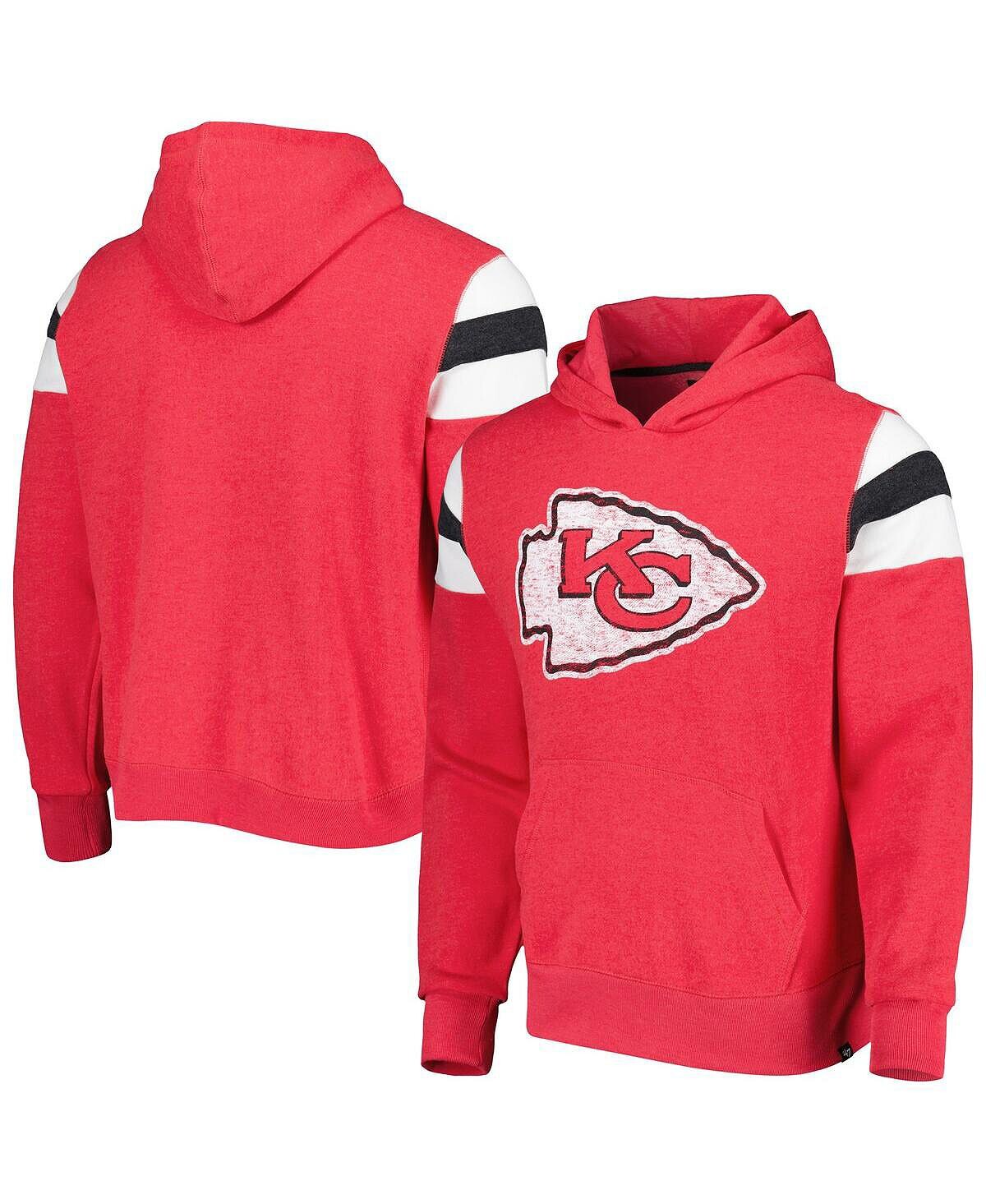 

Мужской красный пуловер с капюшоном Kansas City Chiefs Premier Nico '47 Brand