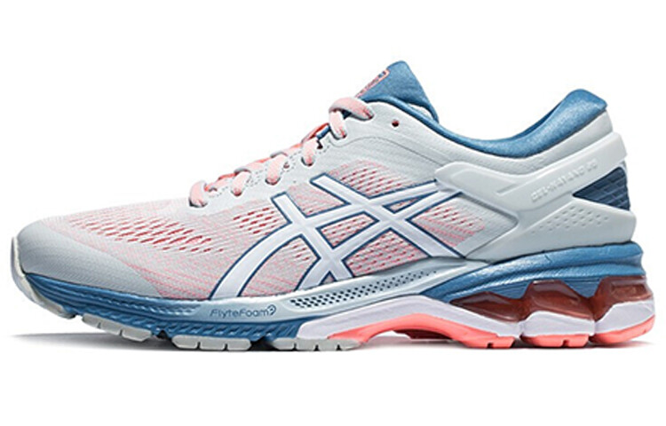 

Кроссовки женские Gel-Kayano 26 Low-top розовые/белые Asics