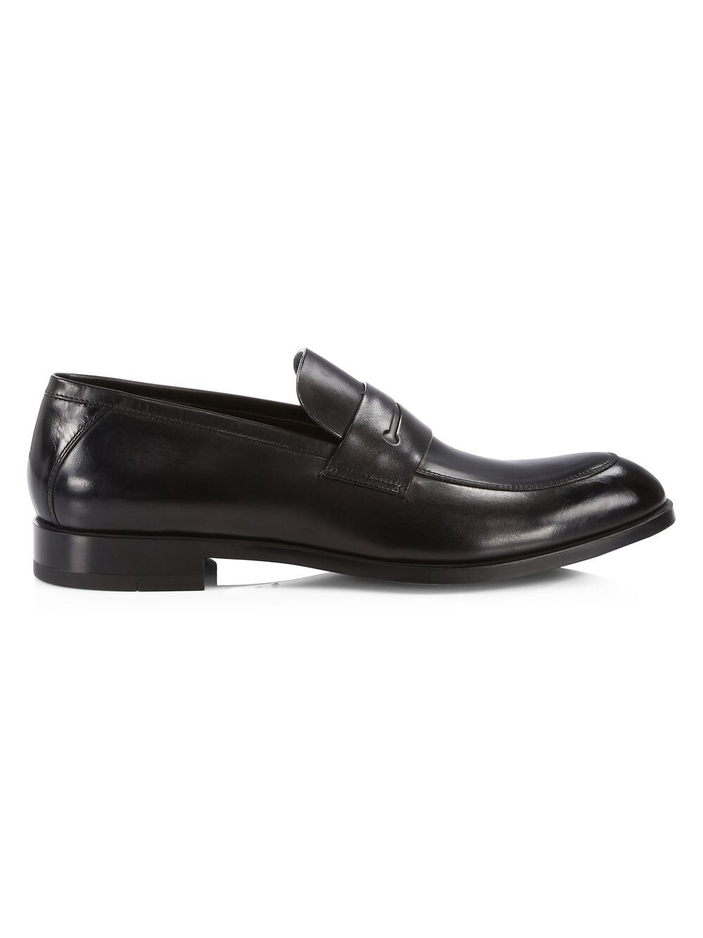 

Кожаные лоферы без шнурков ZEGNA, черный