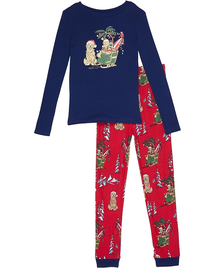 Пижамный комплект Tommy Bahama Puppy Christmas PJ Set, цвет Puppy Christmas