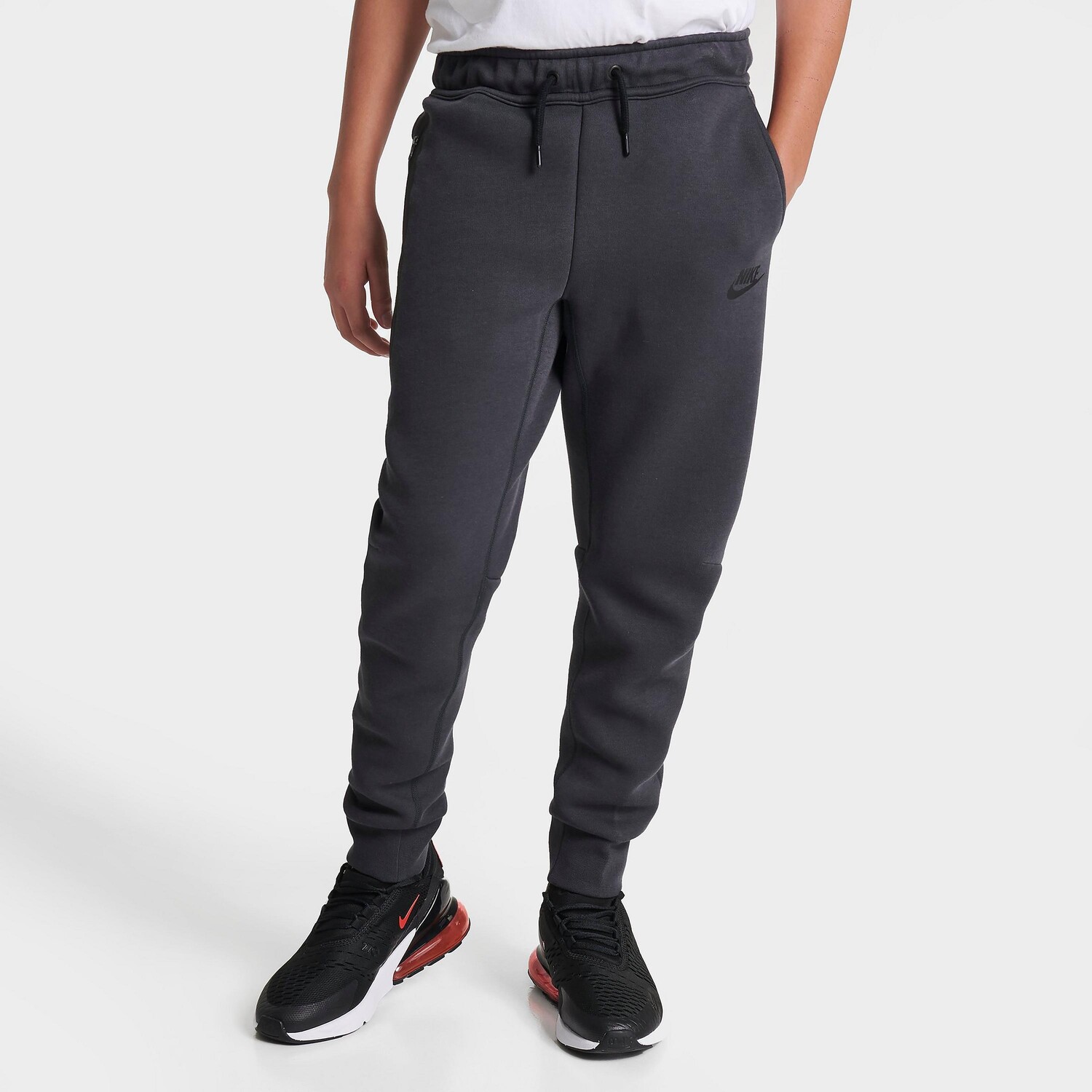 

Брюки-джоггеры из технического флиса Nike Sportswear для мальчиков, серый
