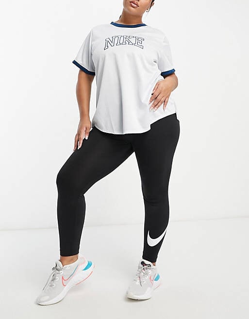 

Синяя футболка с логотипом Nike Running Swoosh Run Plus Dri-FIT