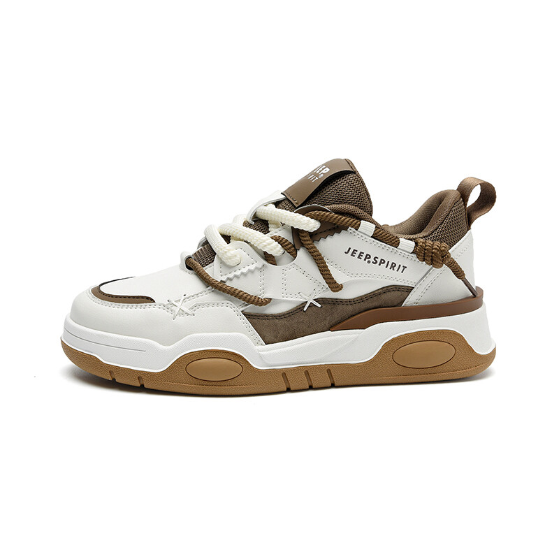 

Кроссовки JEEP SPIRIT Skateboarding Shoes Men Low-top, белый