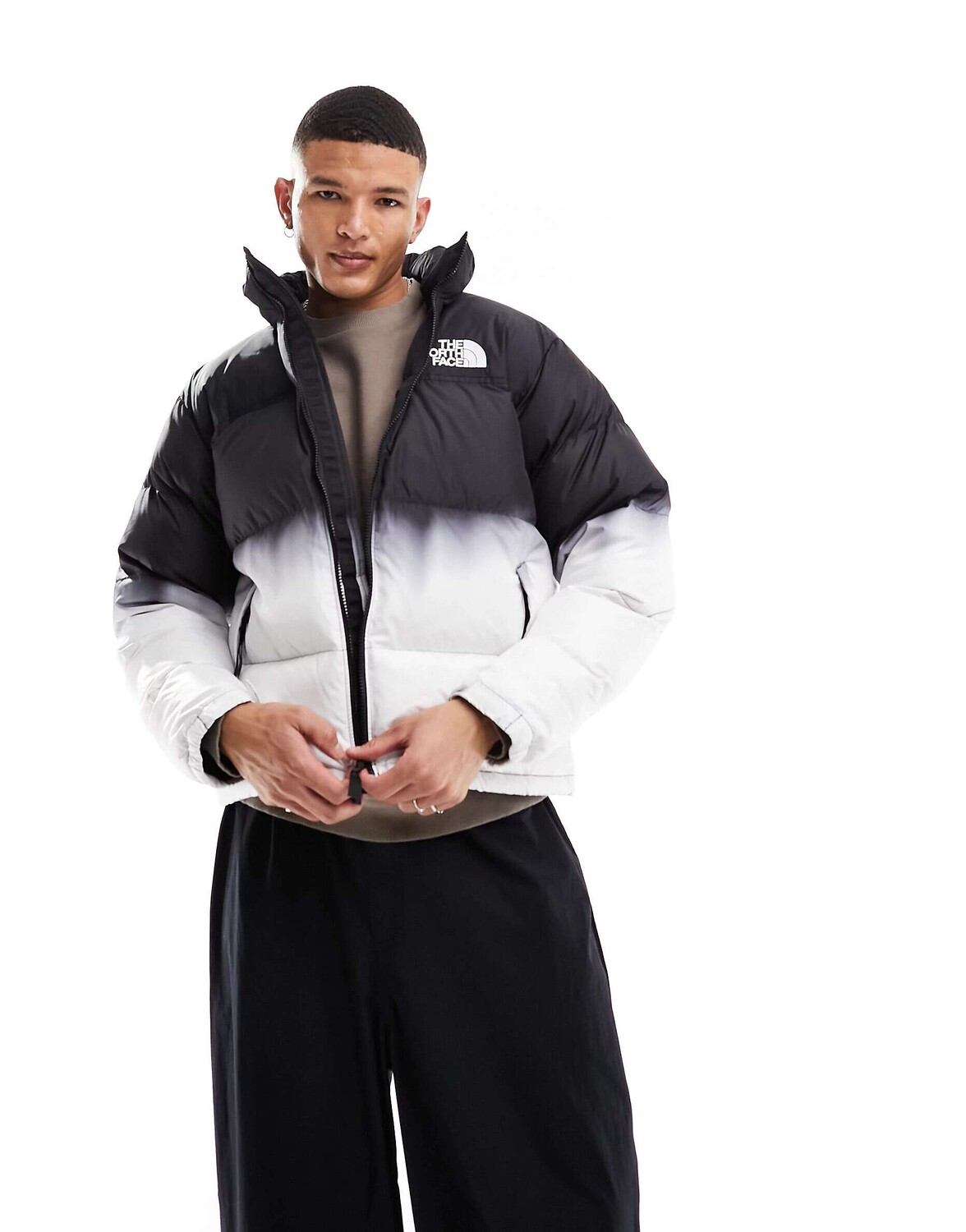 

Черно-белый пуховик The North Face '96 Retro Nuptse