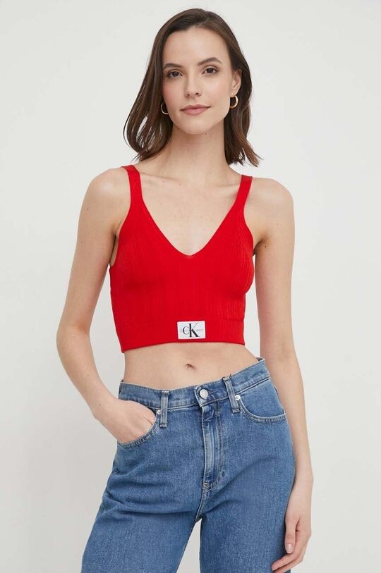 

Топ Calvin Klein Jeans, красный