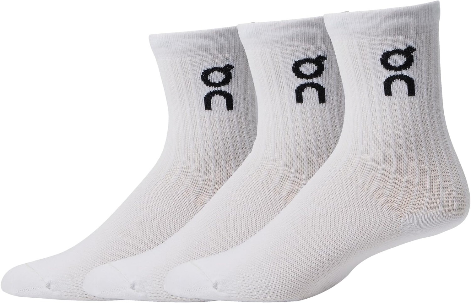 

Носки с логотипом, 3 пары On, белый
