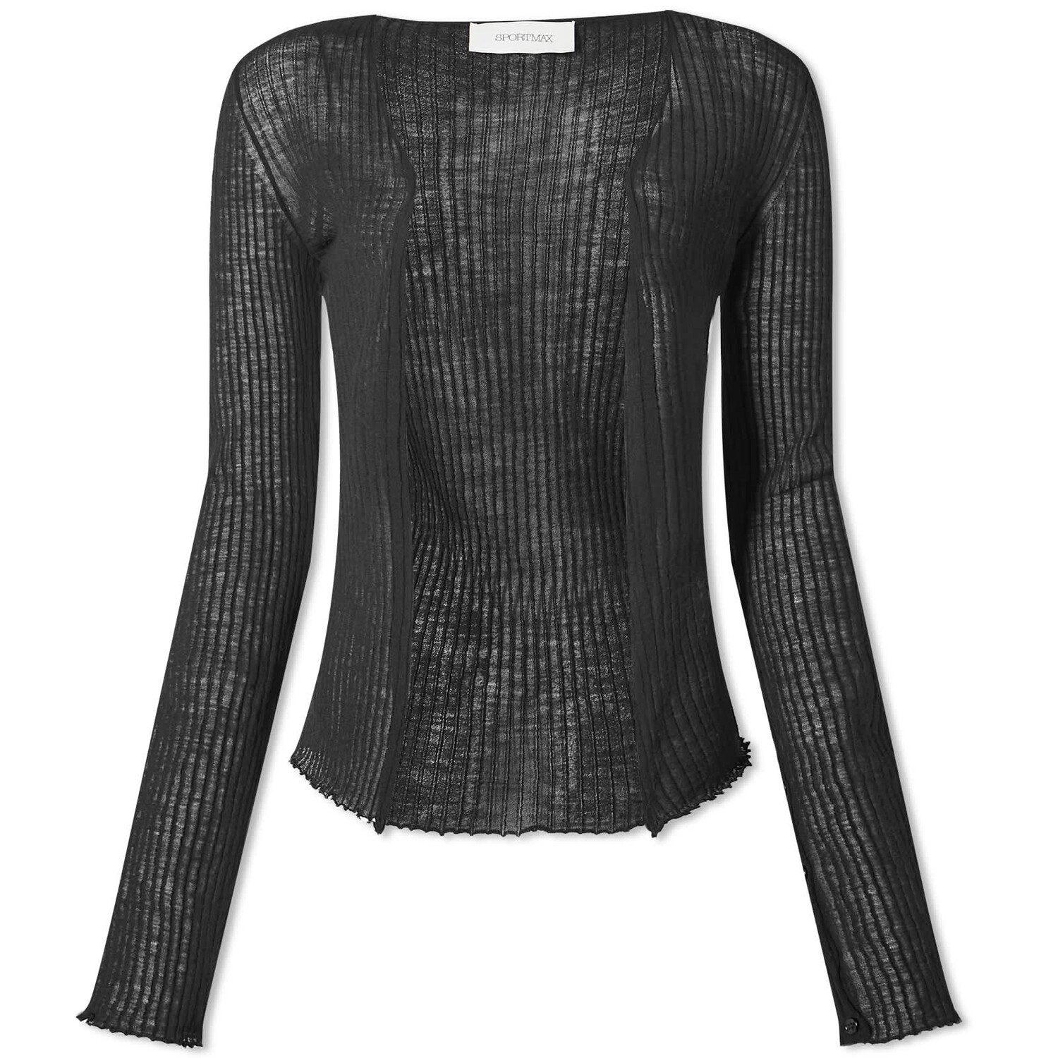 

Кардиган Sportmax Long Sleeve, черный