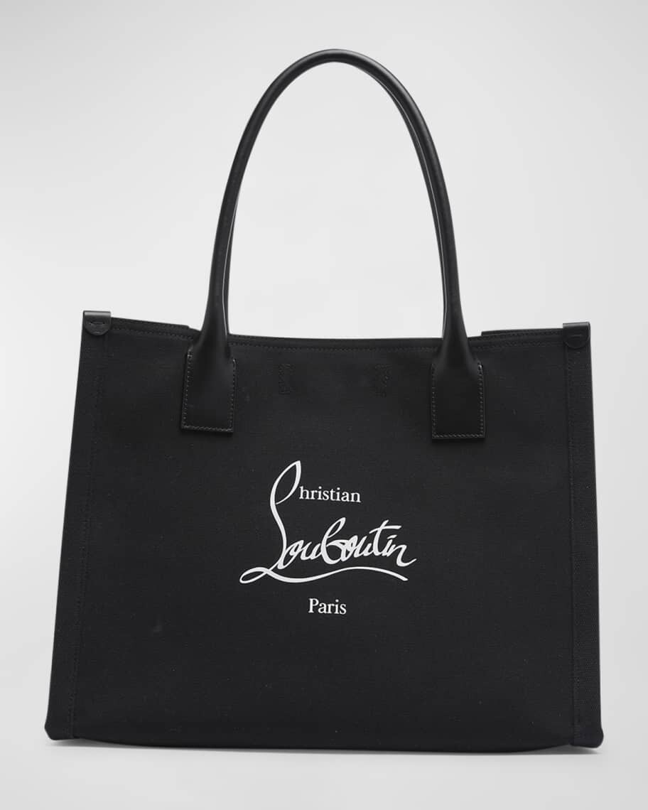 

Большая сумка-тоут Nastroloubi из парусины с логотипом Christian Louboutin