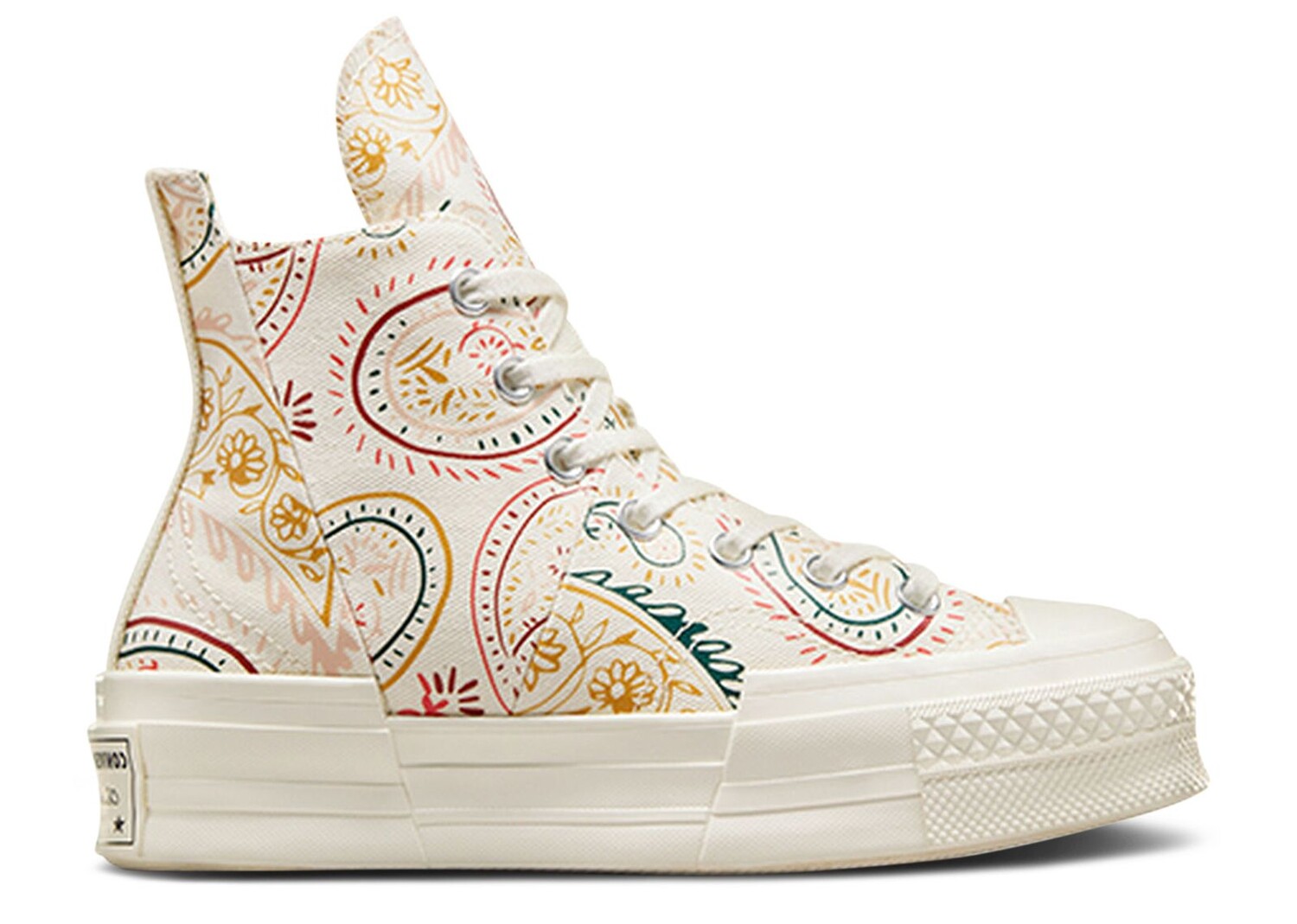 

Кроссовки Converse Chuck 70 Plus High 'Crafted Evolution', кремовый, Бежевый