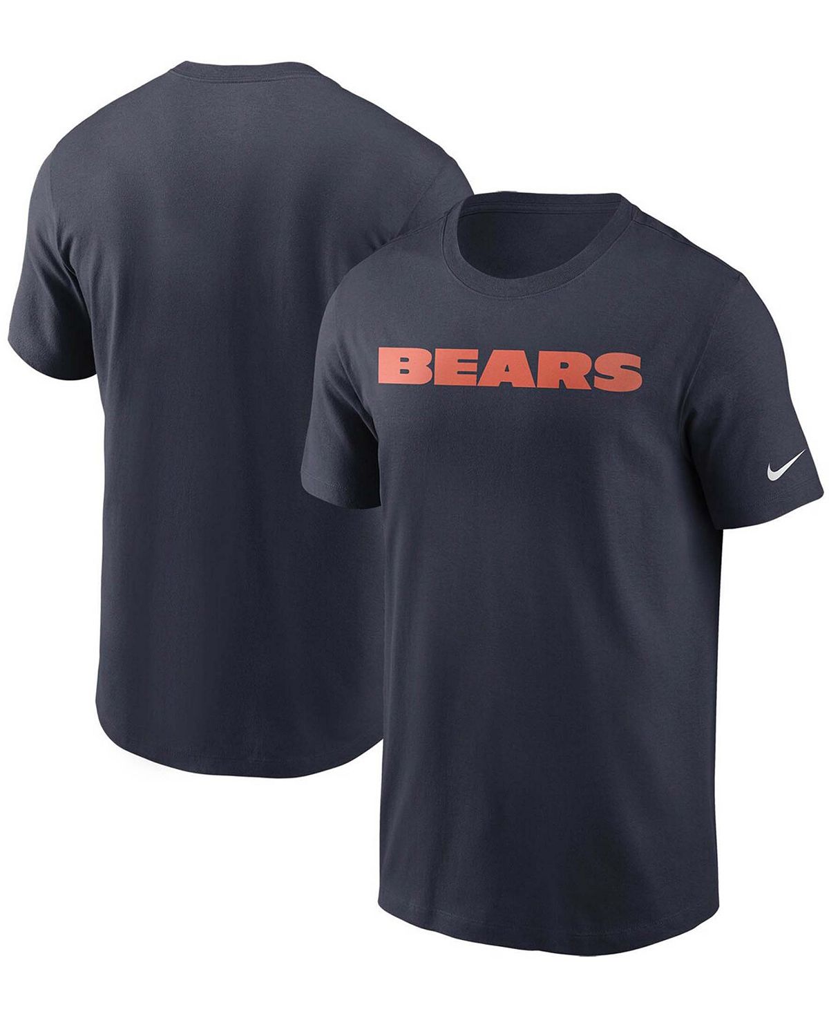 цена Мужская темно-синяя футболка с надписью Chicago Bears Team Nike