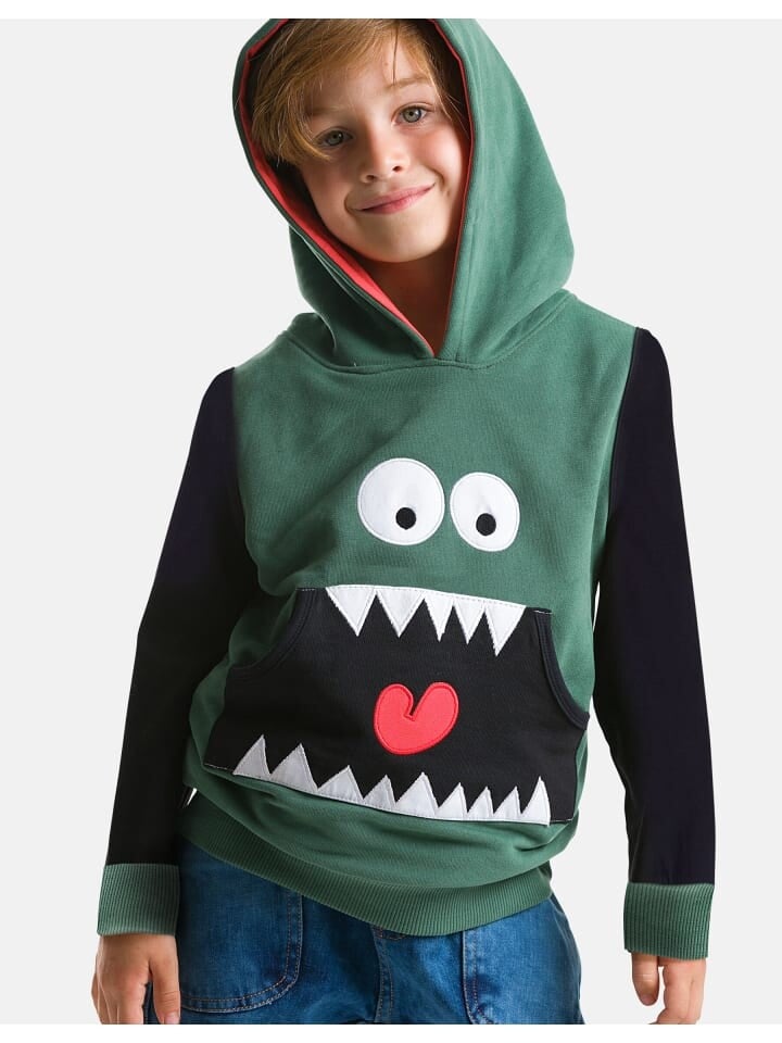 

Толстовка Denokids Toothy, зеленый
