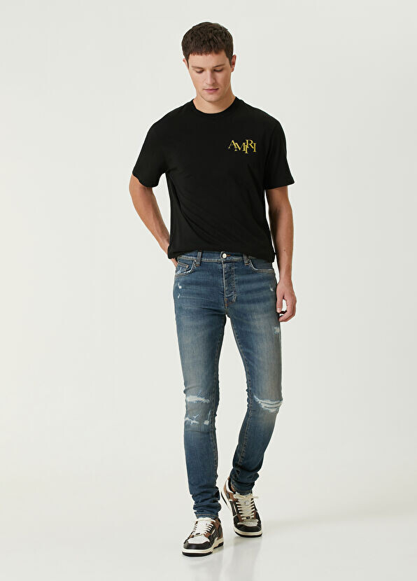 

Потертые джинсы Amiri, синий