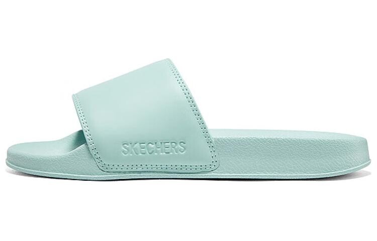 

Боковые линии Шлепанцы женские зеленые Skechers