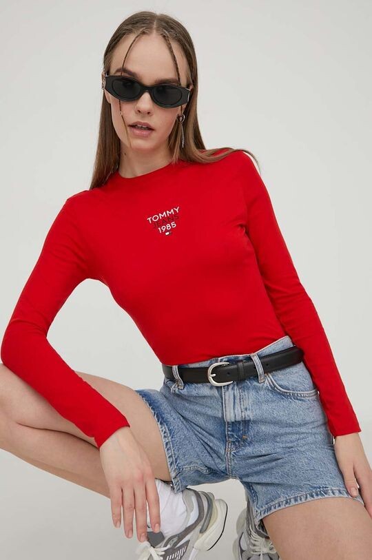 

Рубашка с длинным рукавом Tommy Jeans, красный