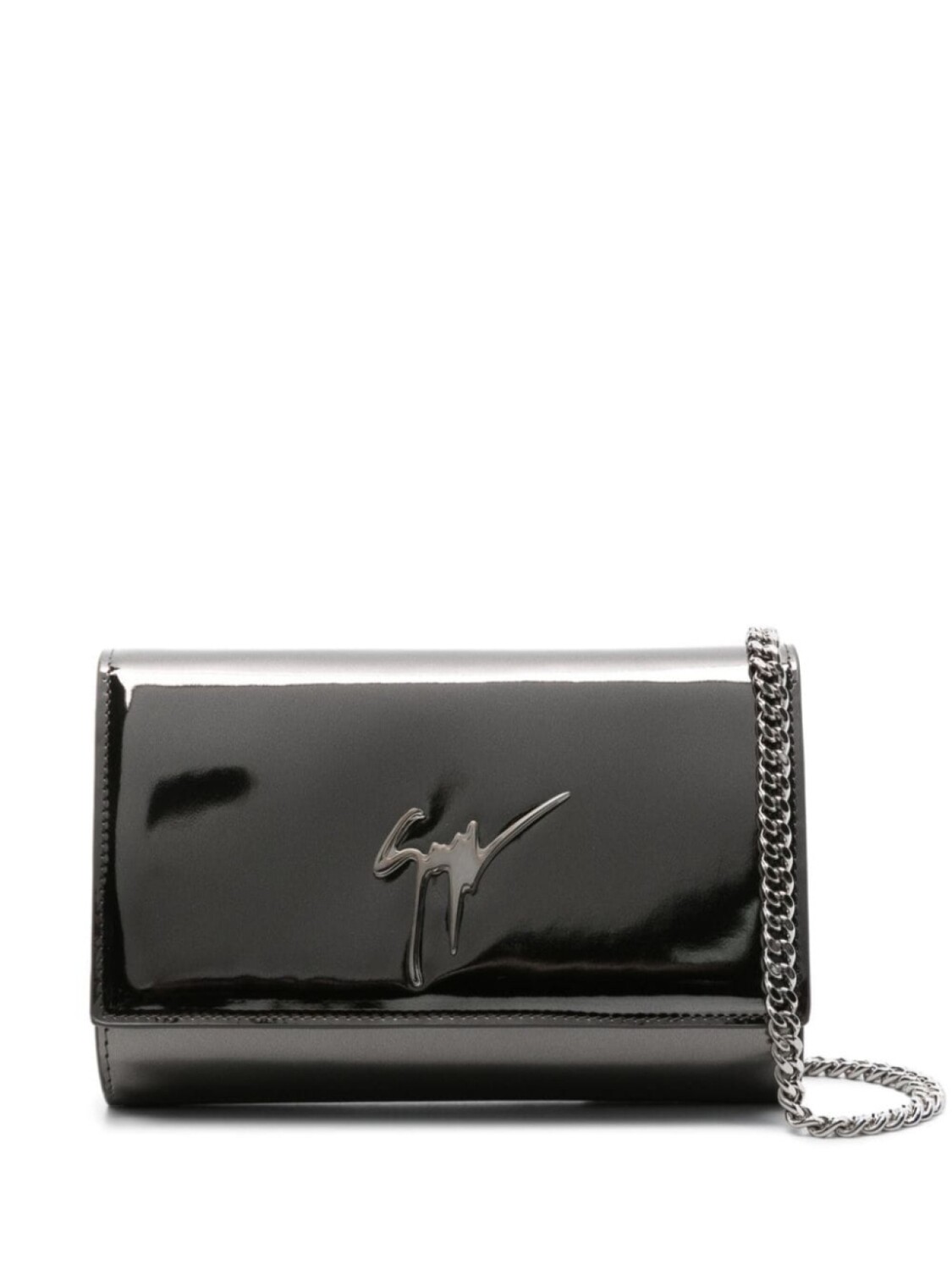 

Giuseppe Zanotti клатч Cleopatra, серебристый