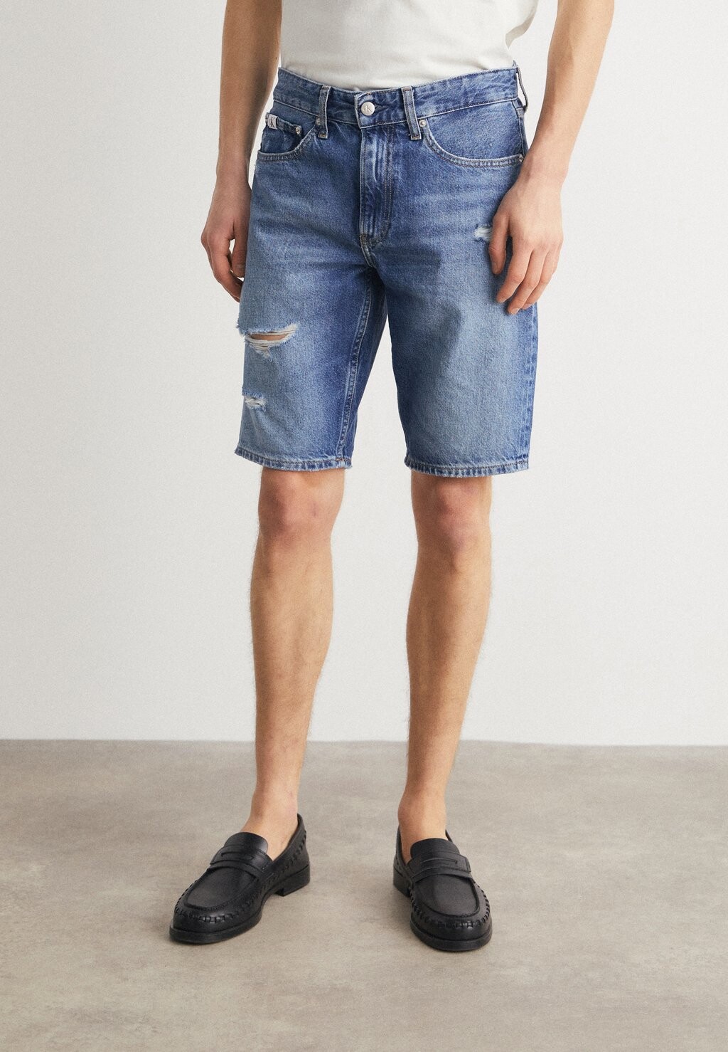 

Джинсовые шорты Calvin Klein Jeans, синий деним