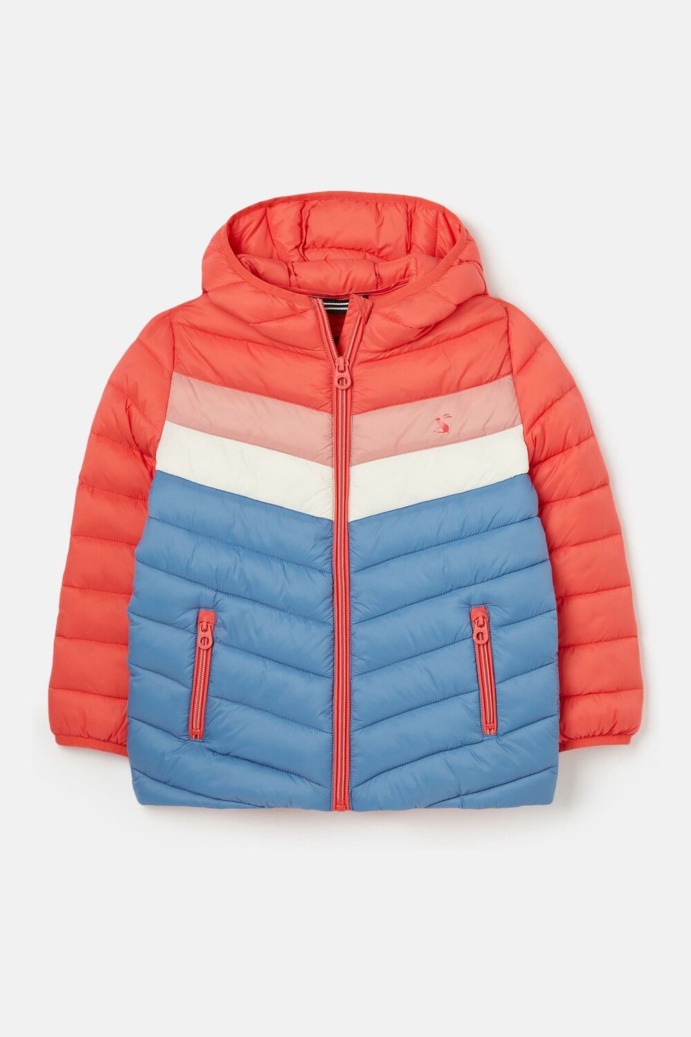 

Плащ Kinnaird в стиле колор-блок Joules, розовый