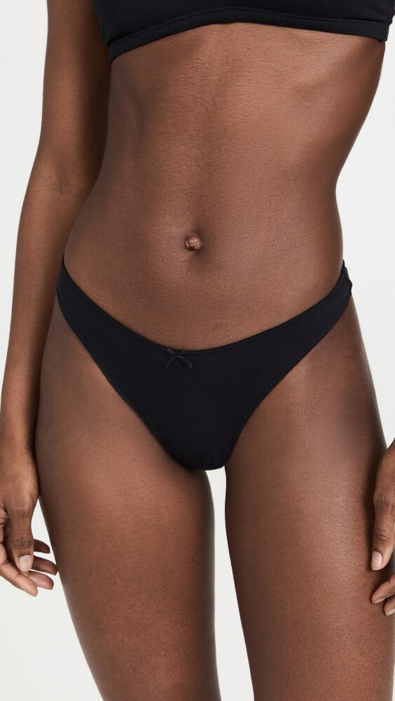 

Стринги Eberjey Pima Stretch Cotton, черный