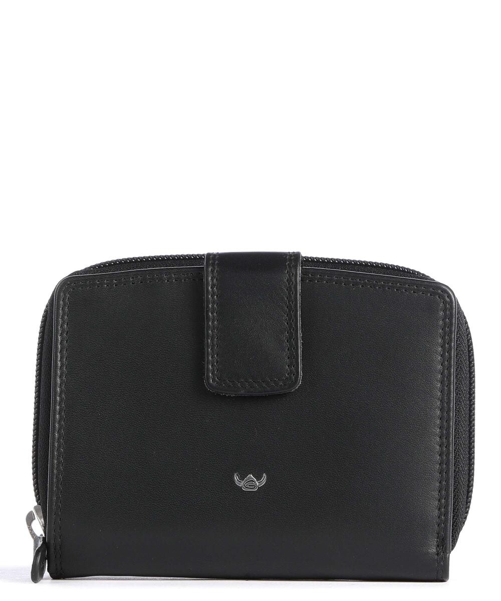 

Polo RFID-кошелек из мелкозернистой яловой кожи Golden Head, черный