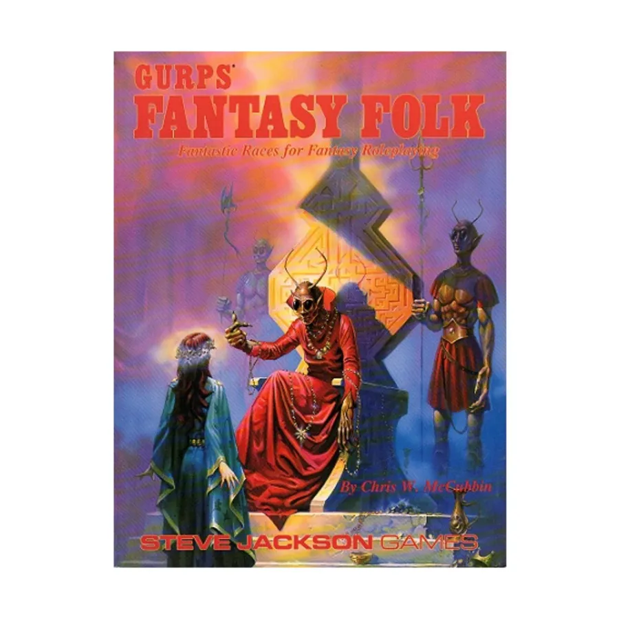 

Fantasy Folk (1st Edition), GURPS (1st-3rd Edition) - Characters, мягкая обложка