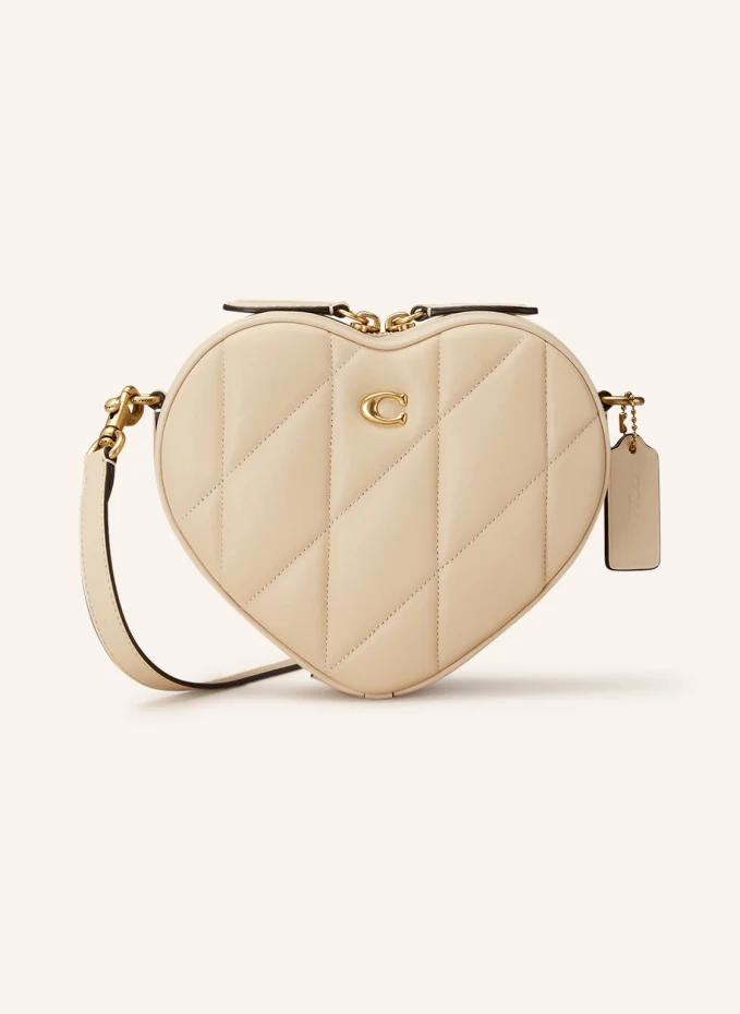 

Сумка через плечо heart bag Coach, бежевый