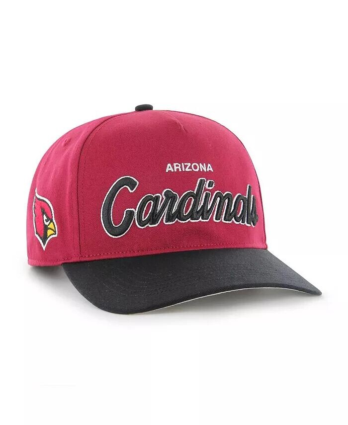 

Мужская двухцветная регулируемая шляпа Cardinal Arizona Cardinals Crosstown, черная '47 Brand, красный