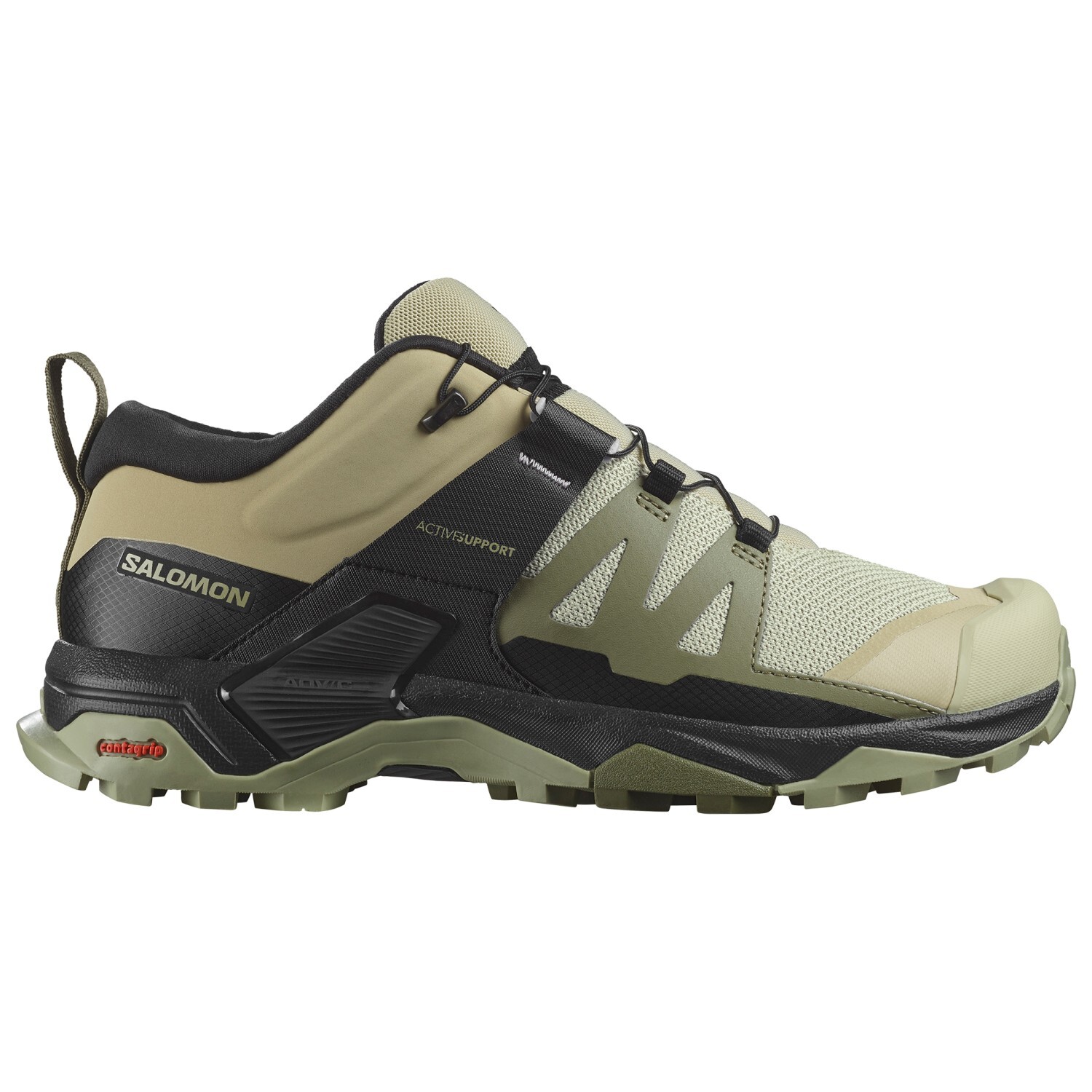 Мультиспортивная обувь Salomon Women's X Ultra 4, цвет Alfalfa/Deep Lichen Green/Tea