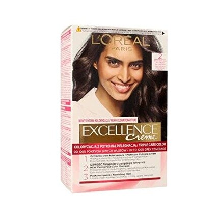 

Краска для волос L'Oreal Excellence Creme 2 Очень Темно-коричневый
