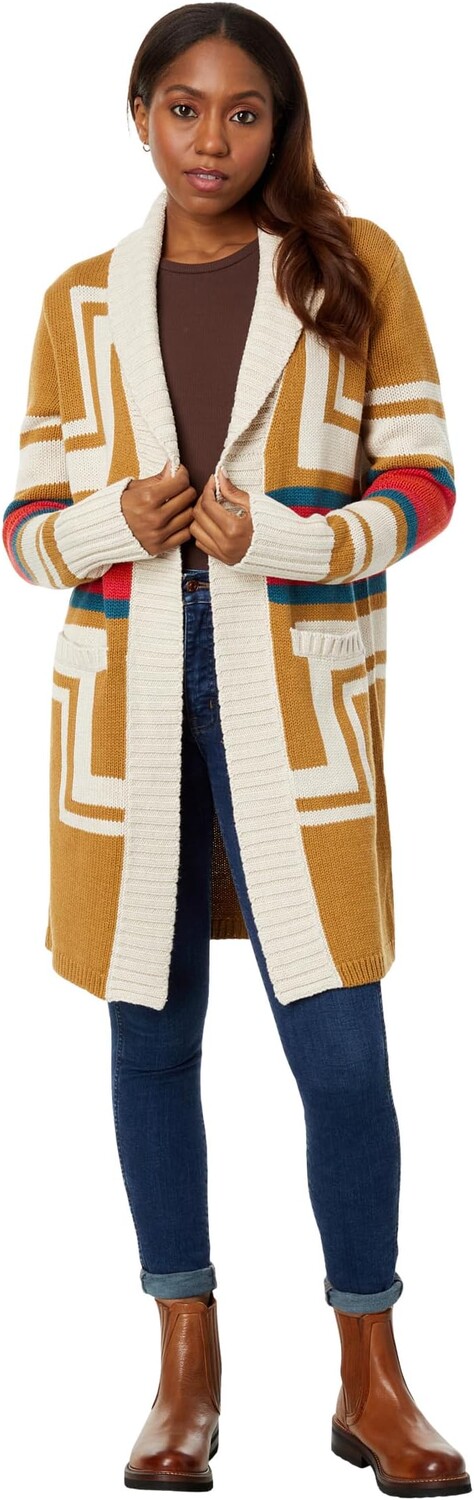 

Свитер Harding Open Front Cardigan Pendleton, цвет Bronze Multi