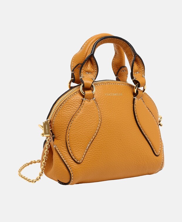 

Кожаная сумка через плечо Coccinelle, терракота