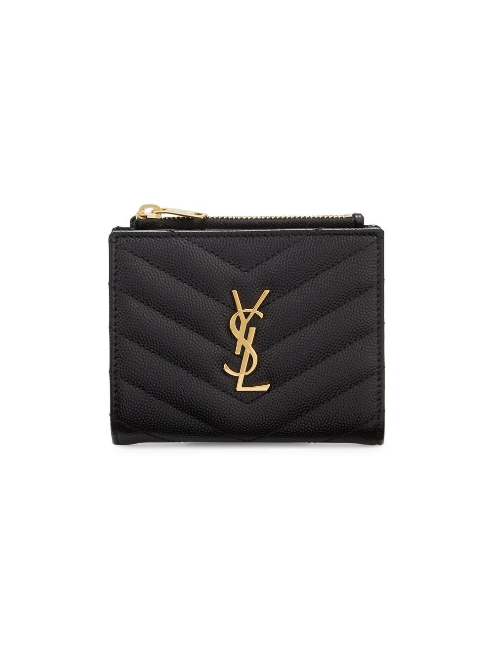 

Кошелек Cassandre Matelasse в два сложения Saint Laurent