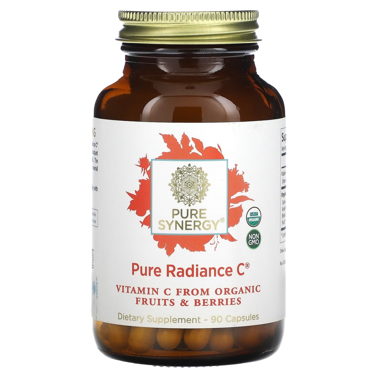 

Pure Radiance C, витамин C, 90 капсул, Pure Synergy