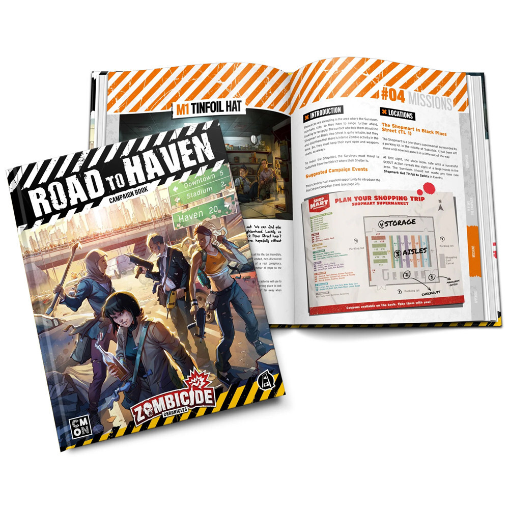 

Ролевая игра Cool Mini or Not Zombicide Chronicles RPG: Road to Haven