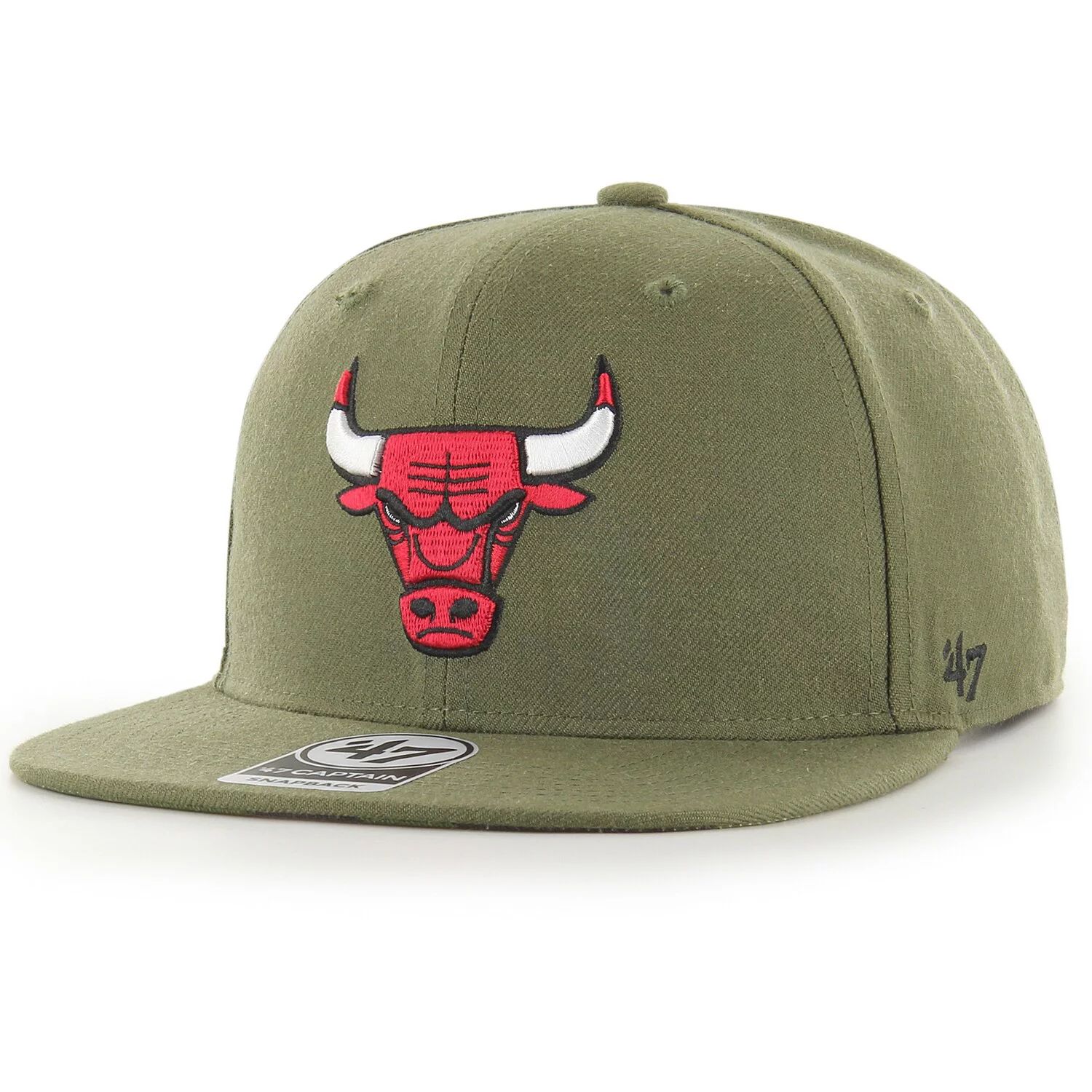 цена Мужская оливковая кепка с камуфляжем '47 Chicago Bulls Ballpark Captain Snapback