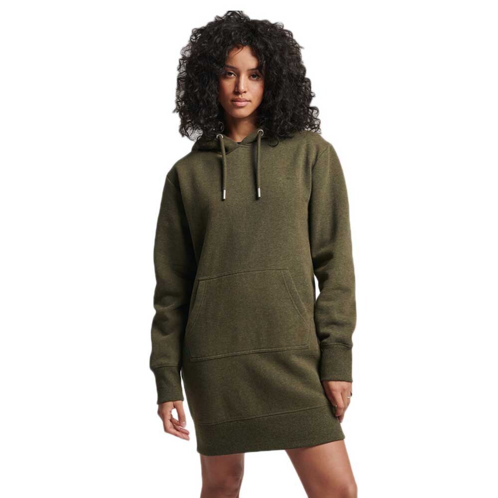 

Платье Superdry Vintage Logo Emb Hood, зеленый
