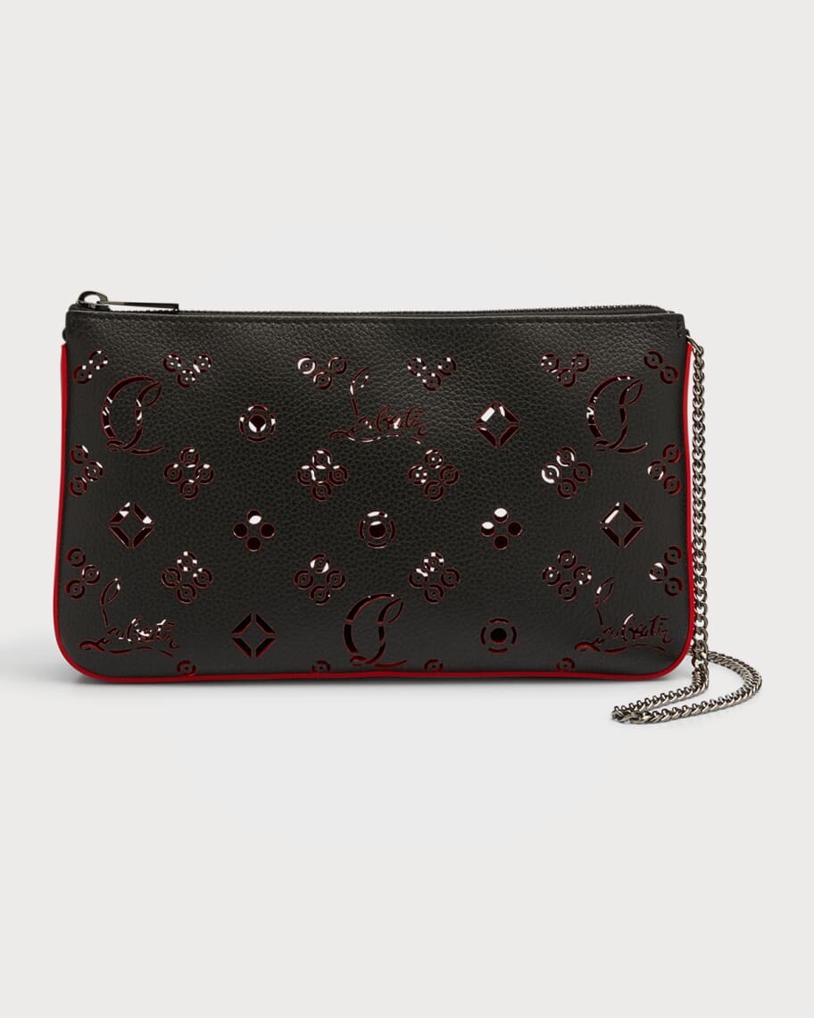 

Сумка на плечо с перфорированным мешочком Loubila Loubinthesky Christian Louboutin
