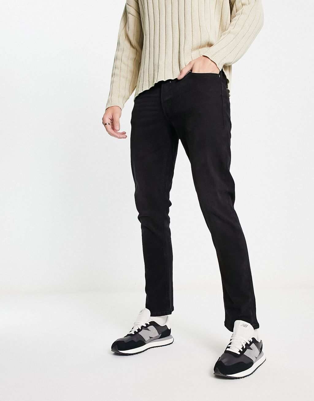 

Черные джинсы узкого кроя Jack & Jones Intelligence Glenn