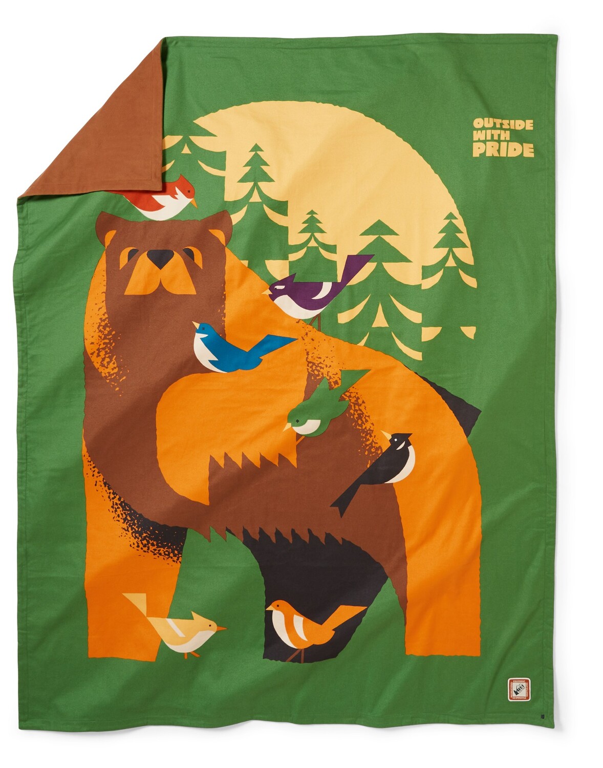 

Фланелевое/флисовое одеяло Pride REI Co-op, коричневый