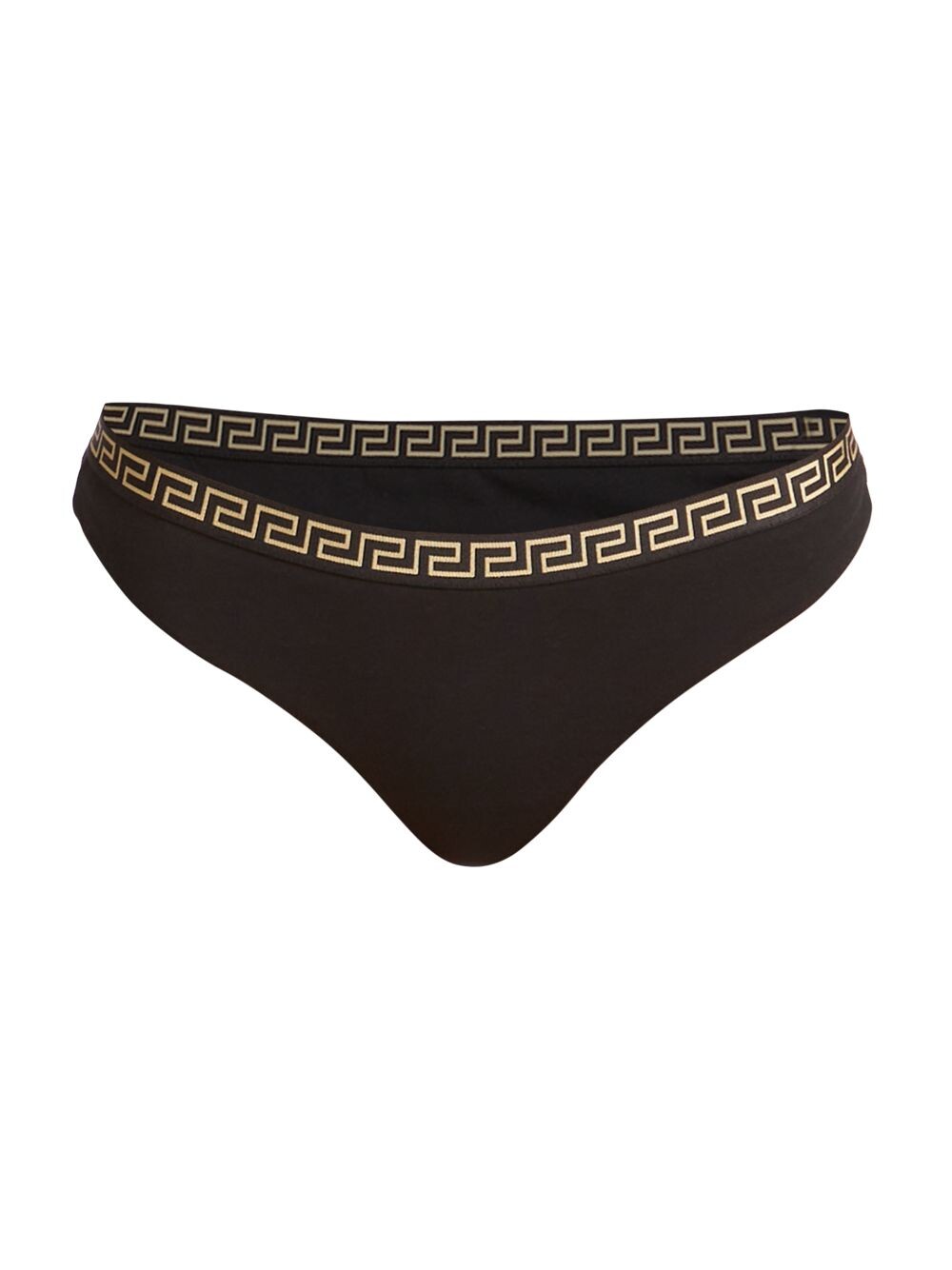 

греческий ключ трусики Versace, черный