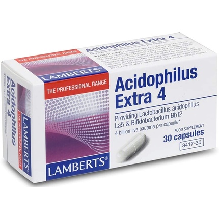 Ацидофилин Экстра 4 30 капсул, Lamberts