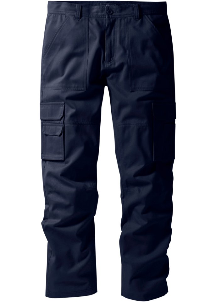 цена Прямые брюки-карго с тефлоновой отделкой Bpc Selection, синий