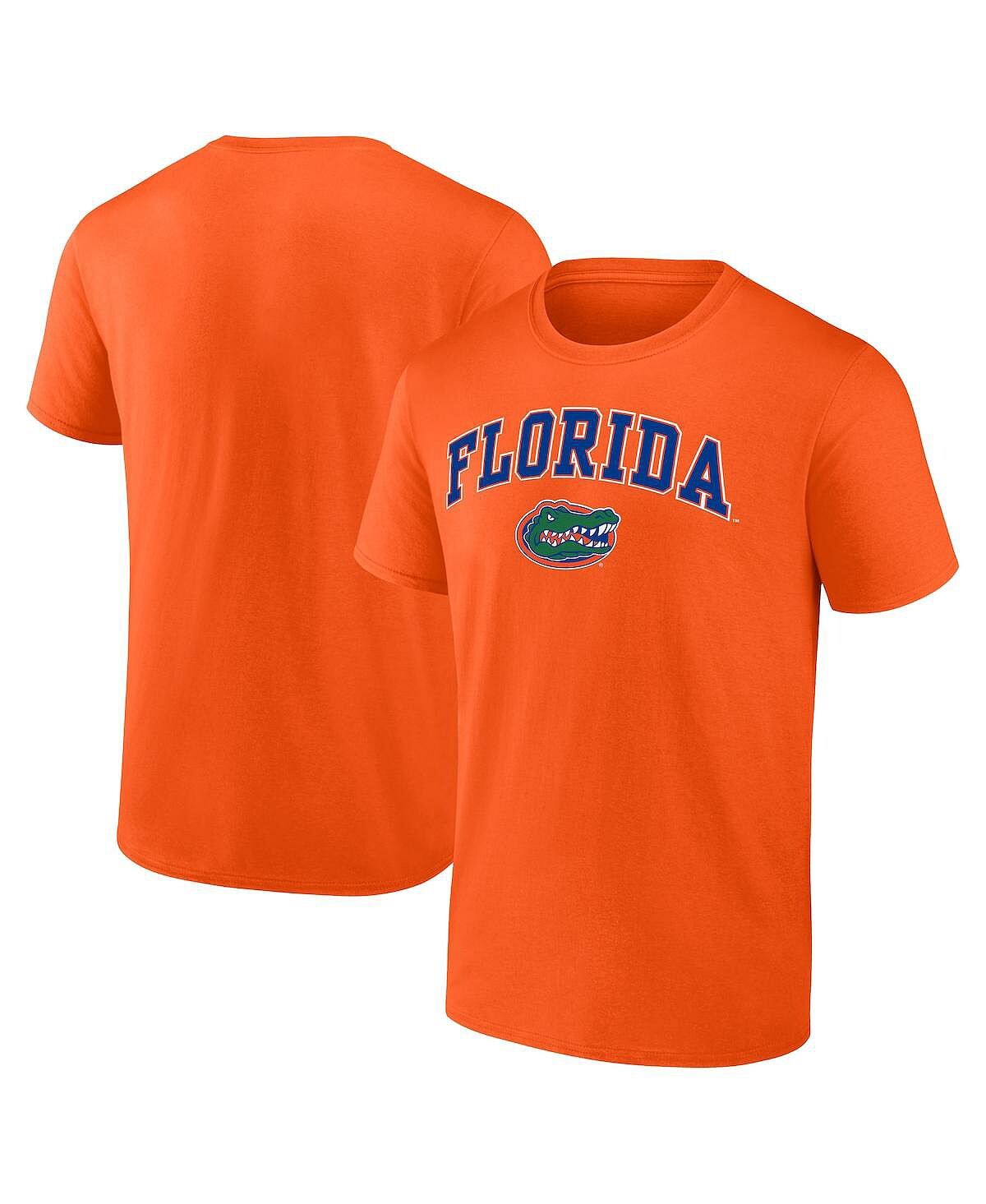 

Мужская оранжевая футболка с логотипом Florida Gators Campus Fanatics
